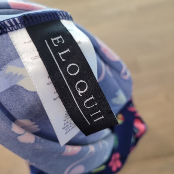 Eloquii off the Shoulder Printed one-piece swimsuit - Picture 5 of 6